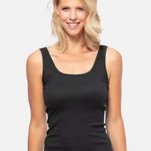 POMPADOUR Unterhemd / Tanktop 5er Pack – Organic Cotton Schwarz 9
