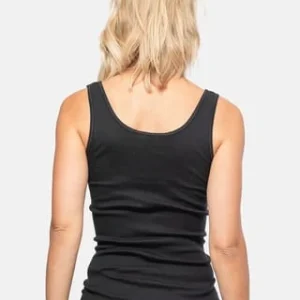 POMPADOUR Unterhemd / Tanktop 5er Pack – Organic Cotton Schwarz 11