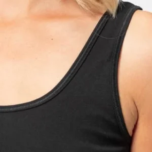 POMPADOUR Unterhemd / Tanktop 5er Pack – Organic Cotton Schwarz 15