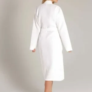Auslauf 💯 TAUBERT Damen Piquée Bademantel Länge 120cm Thalasso White 👍 10