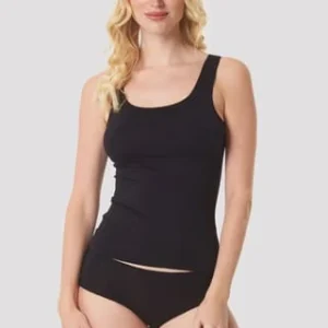 Nina Von C. Secret Unterhemd, Nahtlos, Elastikabschlüsse, Für Damen SCHWARZ 7