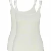 Blitzangebot 🌟 SPEIDEL Spaghetti-Träger-Top 2er-Pack Bambus Elfenbein ❤️ 16