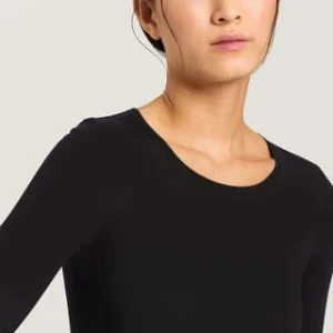 HANRO Unterhemd, Für Damen 0019/ BLACK 12
