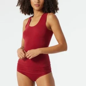Schlussverkauf 👏 SCHIESSER Personal Fit Unterhemd, U-Ausschnitt, Für Damen 502 BORDEAUX 🤩 12