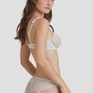 Aubade Slip, Ornamentaler Look, Romantisch, Für Damen ETER OPAL WEISS 13