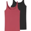 SCHIESSER 95/5 Unterhemd, Basic, 2er-Pack, Für Damen 908 SORTIERT 2 14