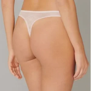 Billig 🧨 SCHIESSER Invisible Lace String, Spitze, Klassisches Design, Für Damen 506 ROSÉ ✔️ 12