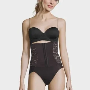 MAIDENFORM® Maxi-Slip, Taillenformend, Spitze, Für Damen K9L BLACK COMBO 20