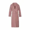 Budget 😀 VOSSEN® Bademantel Damen Schalkragen Anna Lotus – 319 Rosa ❤️ 5