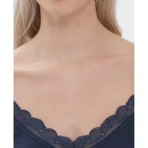 Mey Luise Unterhemd, Verstellbare Träger, Spitze, Für Damen 408 NIGHT BLUE 9