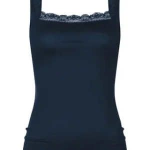 Mey Luise Unterhemd, Spitze, Breite Träger, Für Damen 408 NIGHT BLUE 9