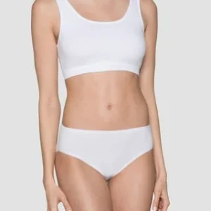 Rabatt 🌟 K|town Hüftslip “Anna”, Baumwollmix, Uni, Für Damen WHITE ⌛ 15