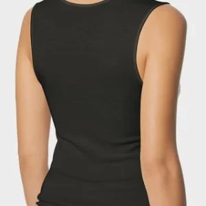 Mey Exquisite Unterhemd, Rundhals, Breite Träger, Für Damen SCHWARZ 8