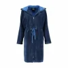 Blitzangebot 😍 Cawö Bademantel Damen Kurzmantel Mit Kapuze 822 Nachtblau – 11 Blau 🔔 16