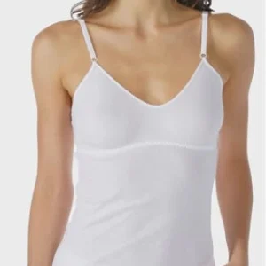 Mey Noblesse Unterhemd, Feinripp, Rückenband, Für Damen WEISS 9