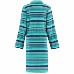 Angebote 🔥 Cawö Bademantel Damen Kurzmantel Mit Reißverschluss Reißverschluss 2216 Aqua – 44 Blau ❤️ 8