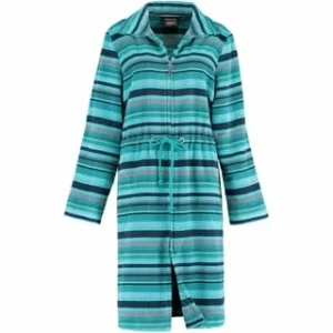Angebote 🔥 Cawö Bademantel Damen Kurzmantel Mit Reißverschluss Reißverschluss 2216 Aqua – 44 Blau ❤️ 10