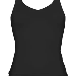 Mey Noblesse Unterhemd, V-Ausschnitt, Für Damen Schwarz 15
