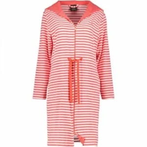Brandneu 🌟 Cawö Bademantel Damen Kurzmantel Mit Kapuze Campus 834 Watermelon – 26 Rot 🌟 7