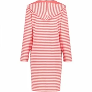 Brandneu 🌟 Cawö Bademantel Damen Kurzmantel Mit Kapuze Campus 834 Watermelon – 26 Rot 🌟 9