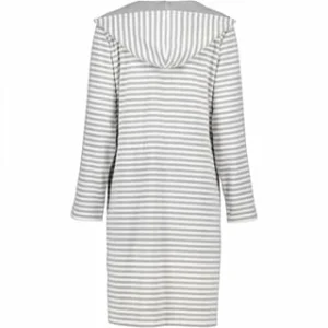 Angebote 😉 Cawö Bademantel Damen Kurzmantel Mit Kapuze Campus 834 Platin – 76 Grau 😍 9