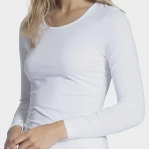CALIDA Natural Comfort Unterhemd, Single-Jersey, Unifarben, Für Damen 001 WEISS 8