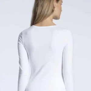 CALIDA Natural Comfort Unterhemd, Single-Jersey, Unifarben, Für Damen 001 WEISS 10